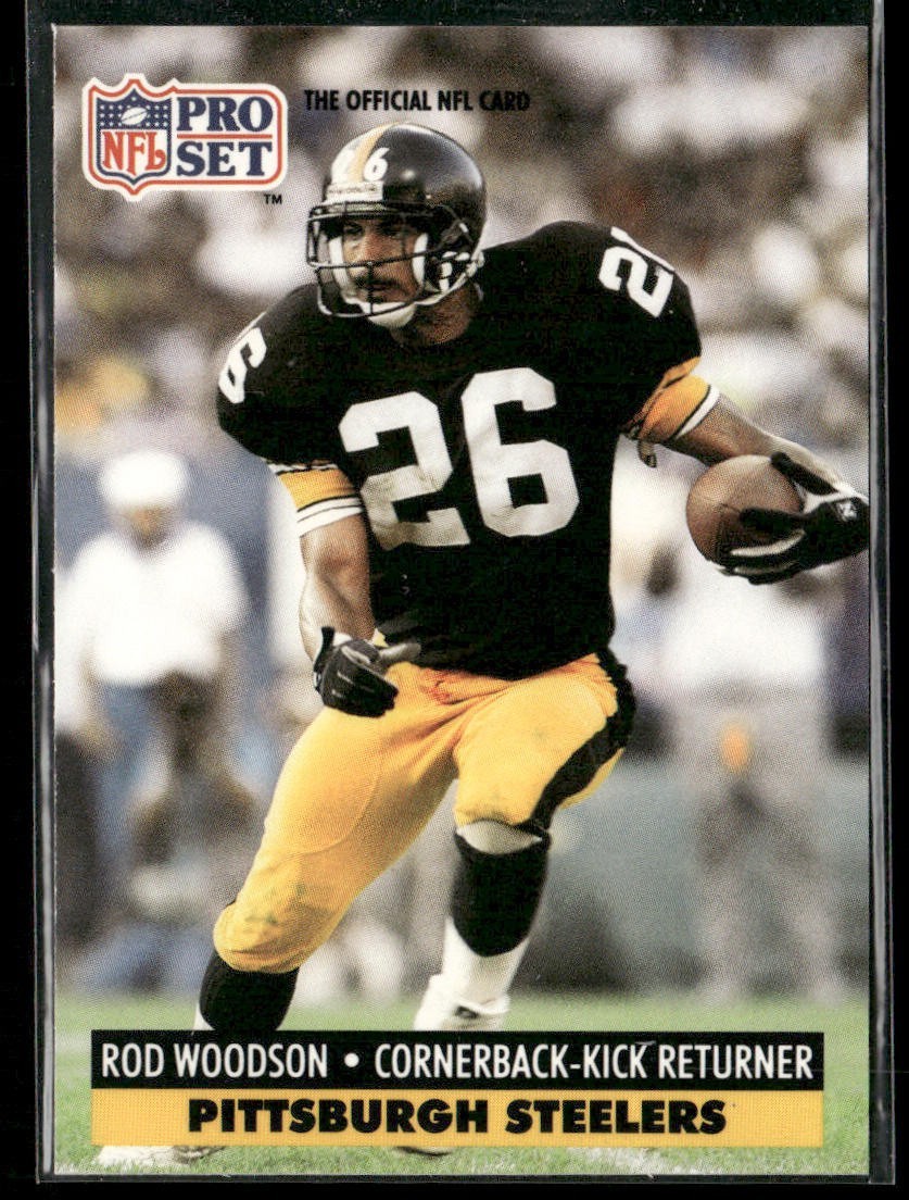 Rod Woodson Player Lot Bundle 10 Different Football Cards RW004 Steelers back