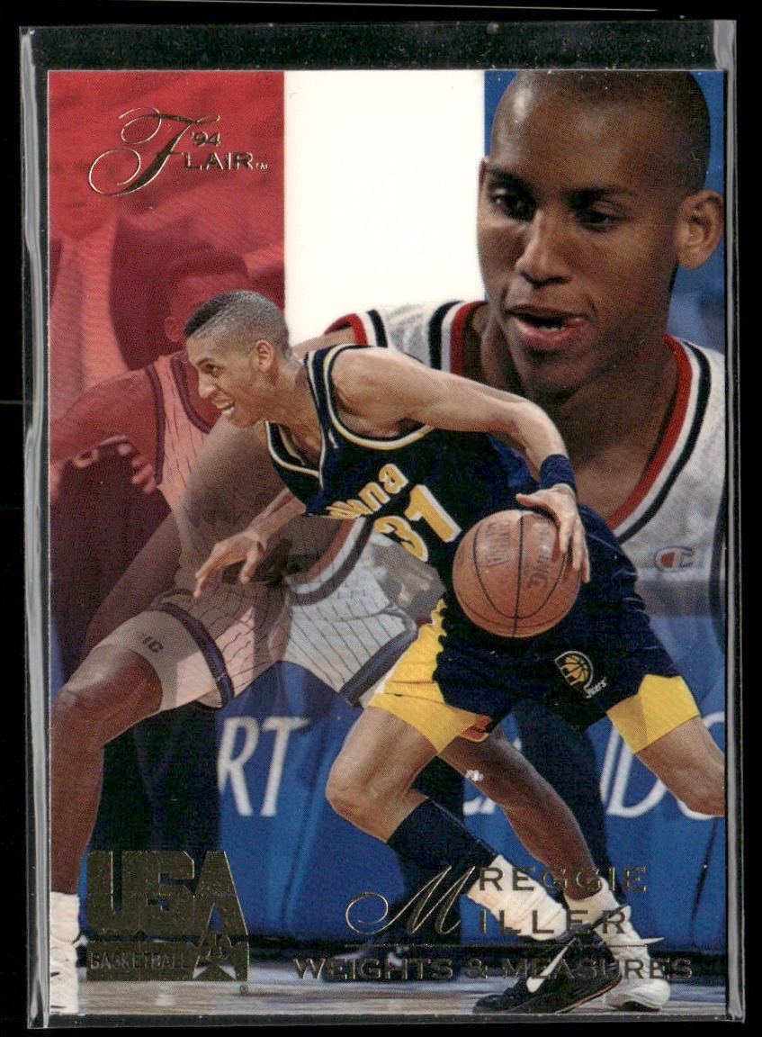 Reggie Miller Player Lot Bundle 10 Basketball Cards RM003 Pacers back