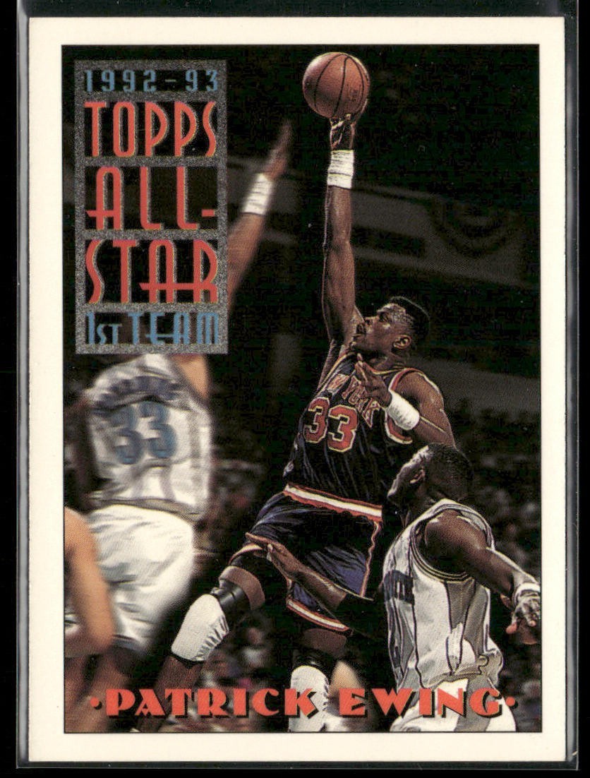 Patrick Ewing Player Lot Bundle 10 Basketball Cards PE003 New York Knicks back