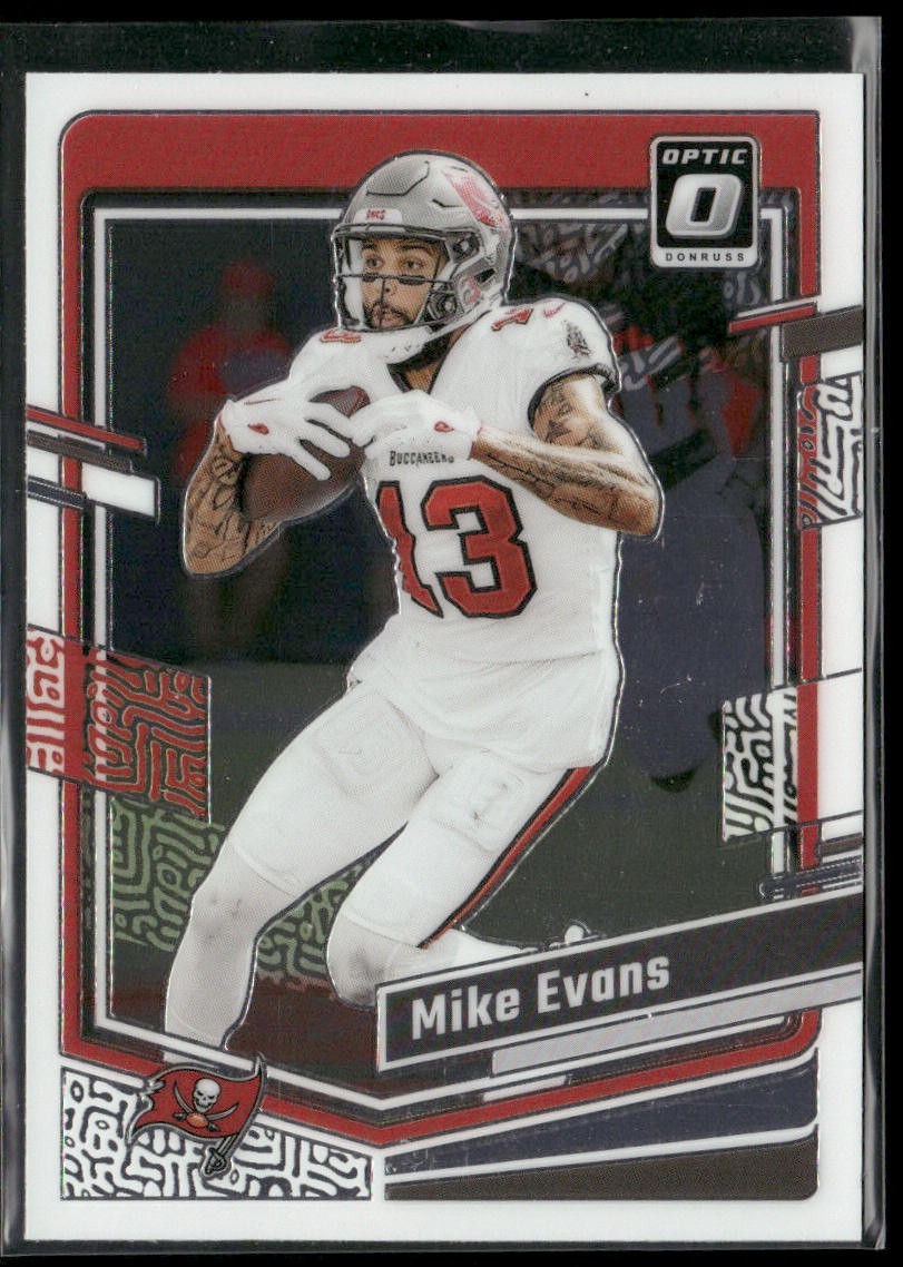 Mike Evans Player Lot Bundle 10 Different Football Cards ME003 Buccaneers back