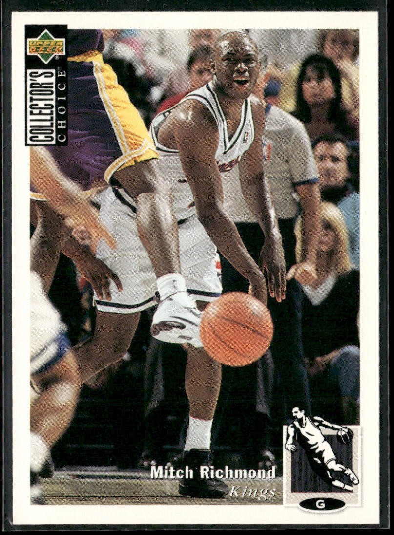 Mitch Richmond Player Lot Bundle 10 Basketball Cards MR003 Kings back