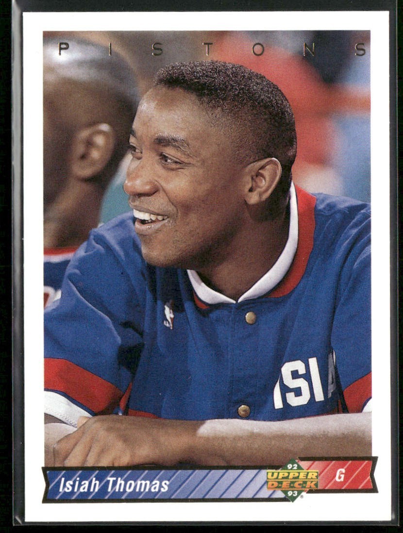 Isiah Thomas Player Lot Bundle 10 Basketball Cards IT001 Pistons back