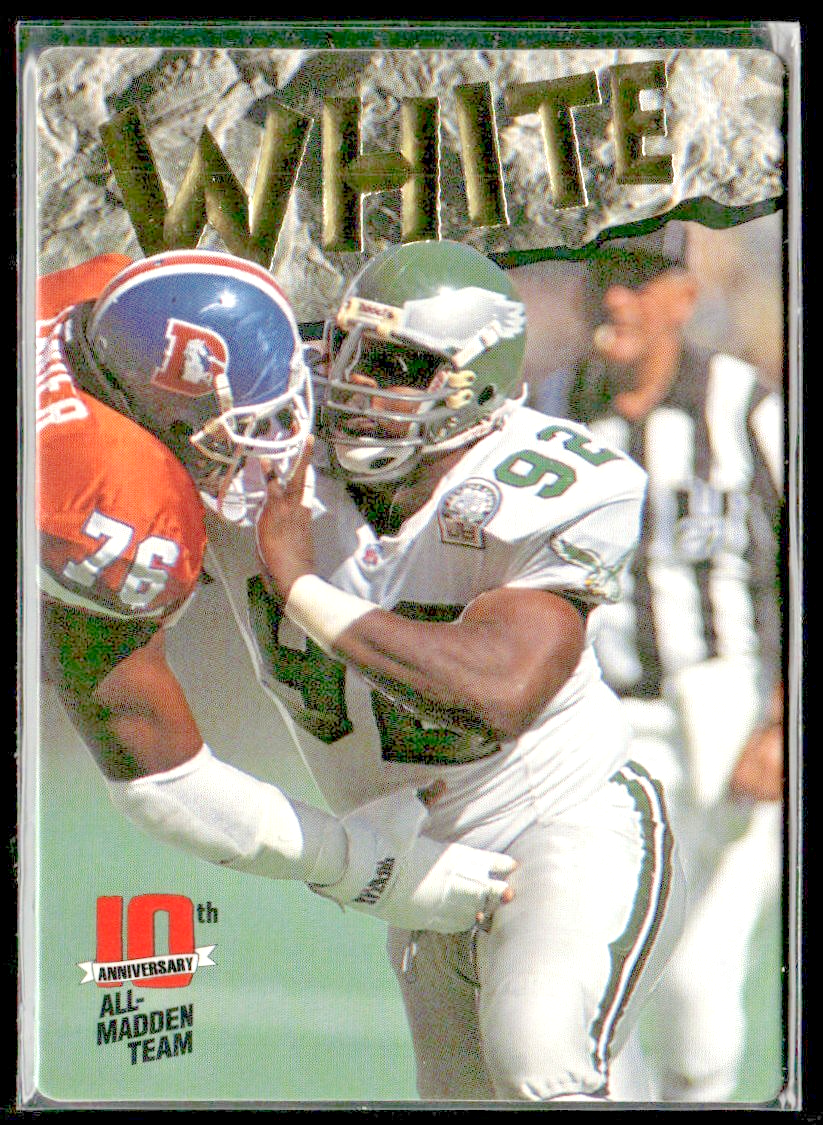 Reggie White Player Lot Bundle 10 Different Football Cards RW005 Eagles Packers front