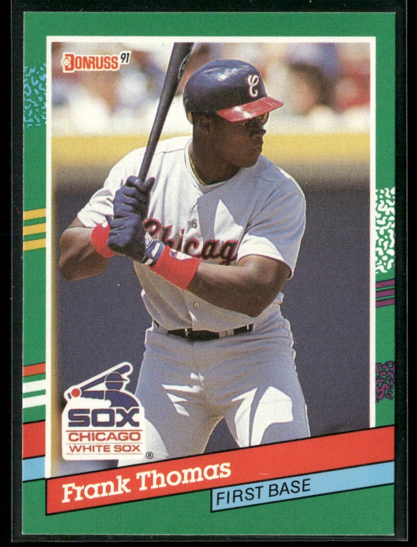 Frank Thomas Player Lot Bundle 10 Different Baseball Cards FT001 White Sox back