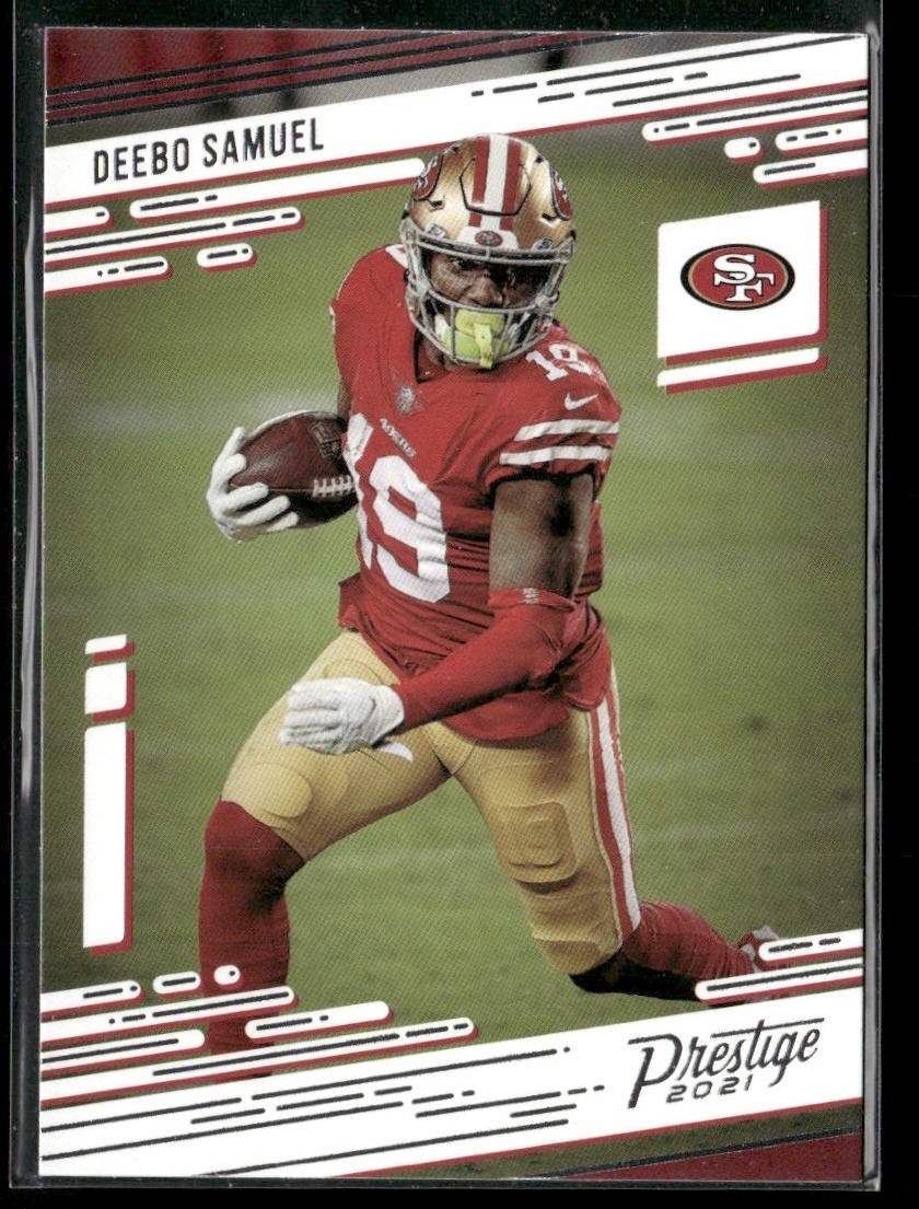 Deebo Samuel Player Lot Bundle 10 Different Football Cards DS001 San Fran 49ers back