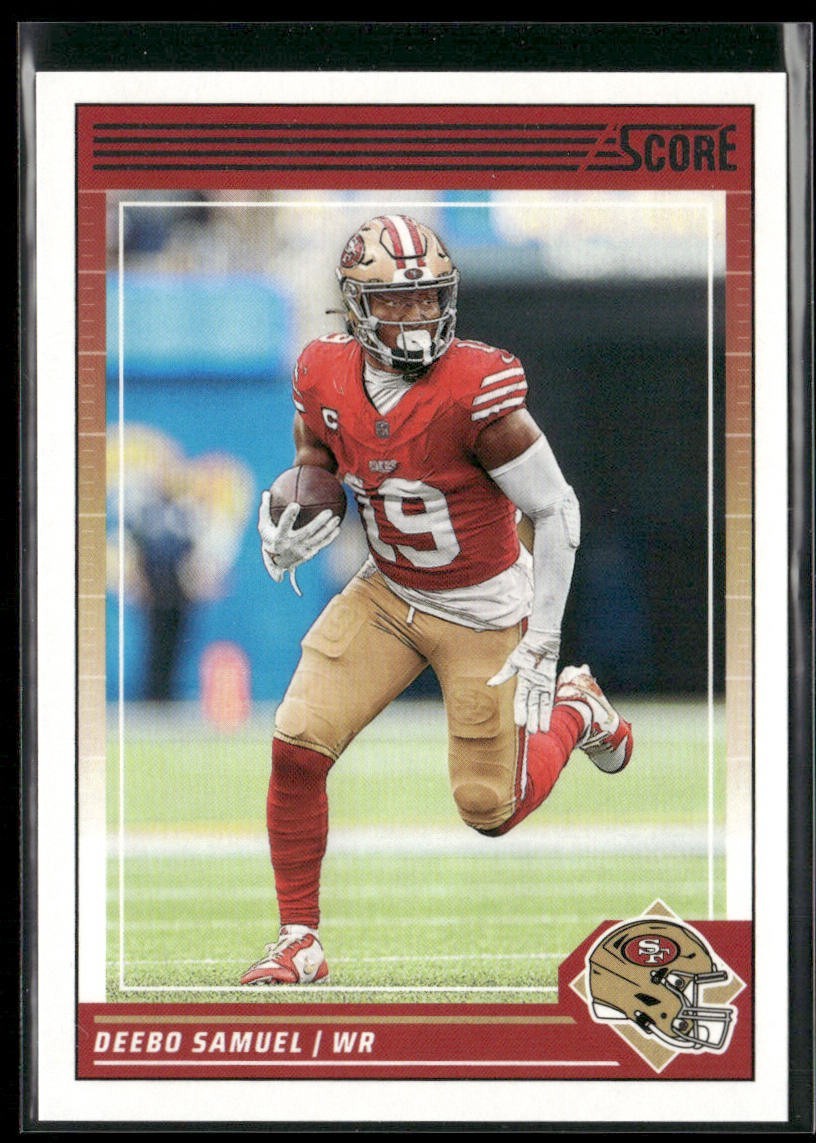 Deebo Samuel Player Lot Bundle 10 Different Football Cards DS002 San Fran 49ers back