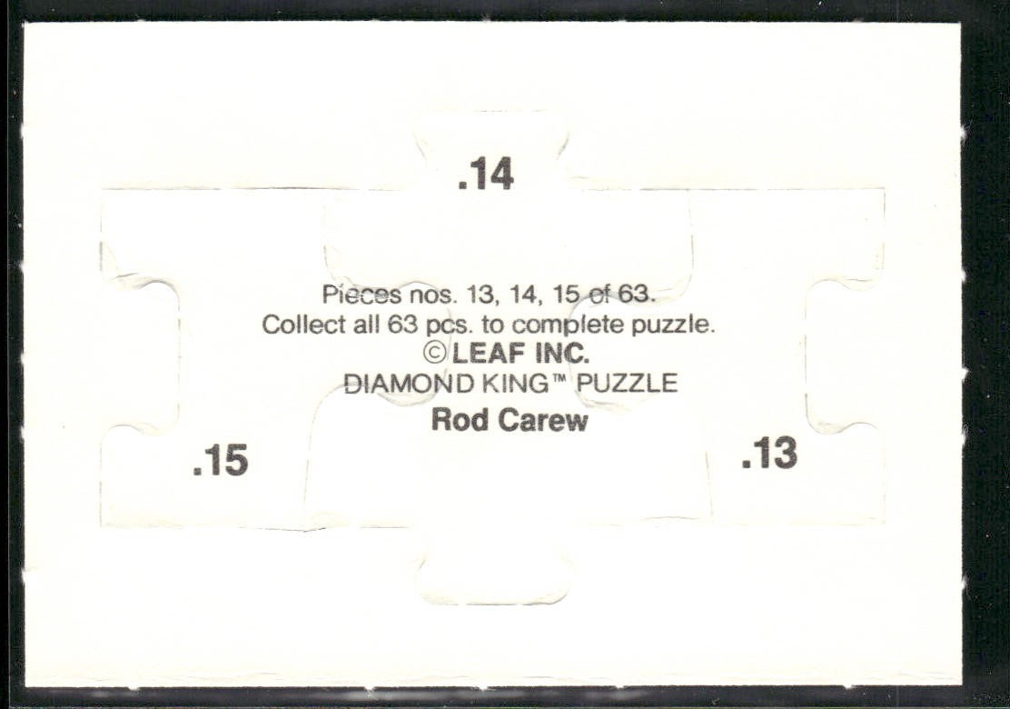 Puzzle Piece Lot Bundle 10 Different Baseball Cards P001 back