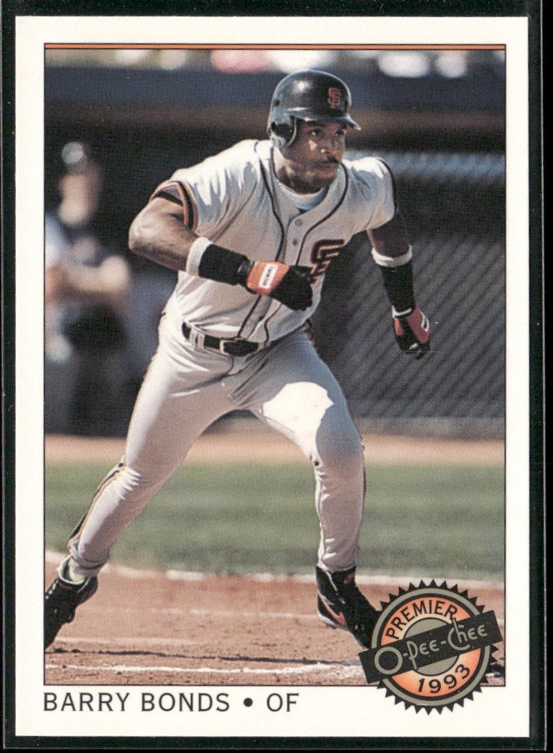 Barry Bonds Player Lot Bundle 10 Different Baseball Cards BB003 Giants Pirates back