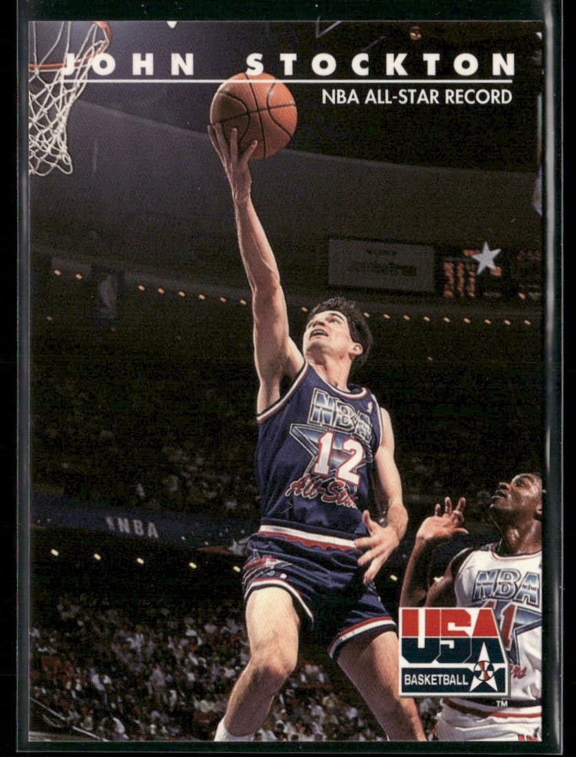 John Stockton Player Lot Bundle 10 Basketball Cards JS003 Utah Jazz back