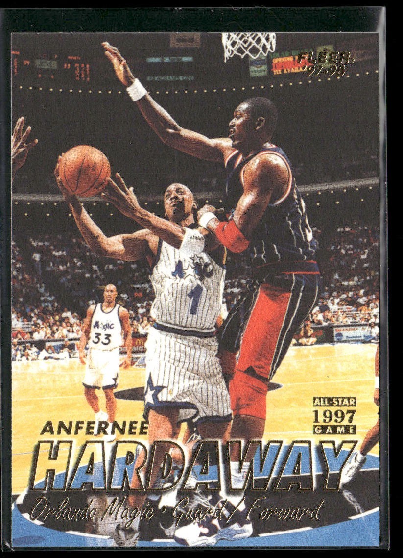 Anfernee "Penny" Hardaway Player Lot Bundle 10 Basketball Cards AH003 1 RC Magic back