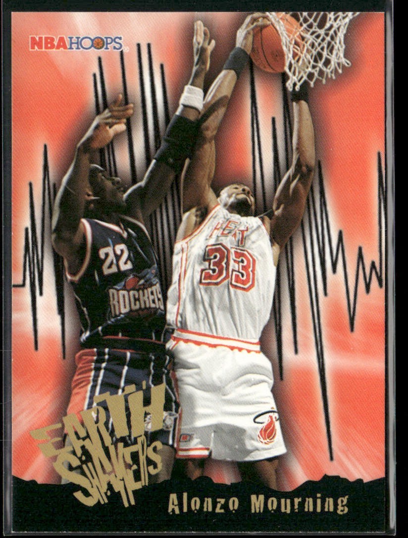 Alonzo Mourning Player Lot Bundle 10 Different Basketball Cards AM004 Heat front