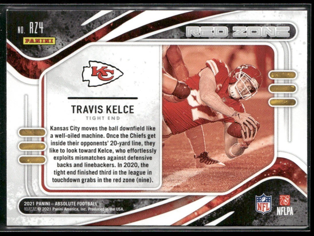 Travis Kelce Player Lot Bundle 10 Different Football Cards TK002 Chiefs back