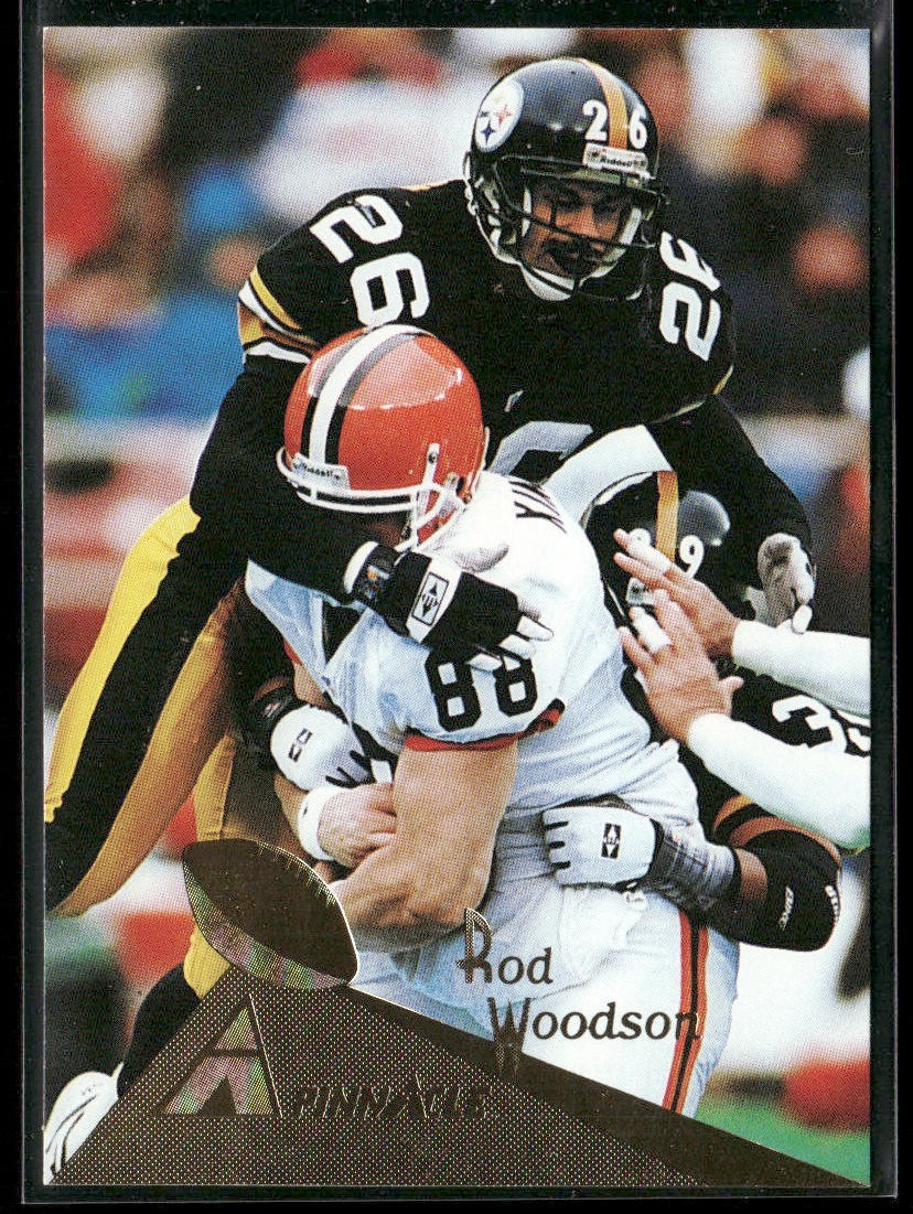 Rod Woodson Player Lot Bundle 10 Different Football Cards RW004 Steelers back