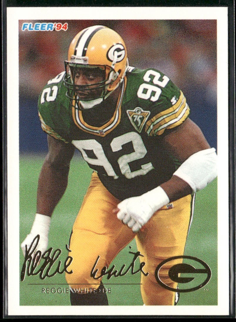 Reggie White Player Lot Bundle 10 Different Football Cards RW001 Eagles Packers back