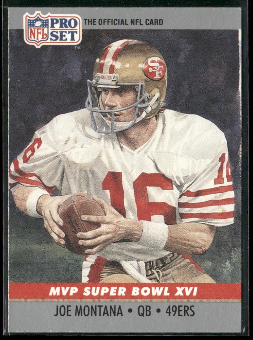 Joe Montana Player Lot Bundle 10 Different Football Cards JM004 49ers Chiefs back