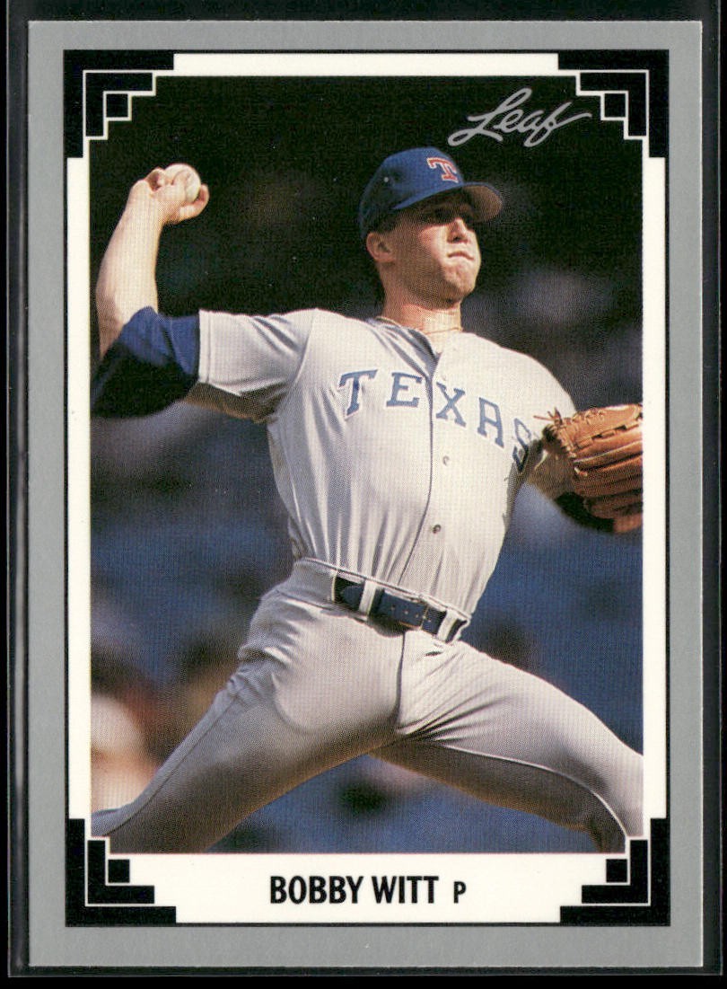 Bobby Witt Player Lot Bundle 10 Different Baseball Cards BW001 Rangers back