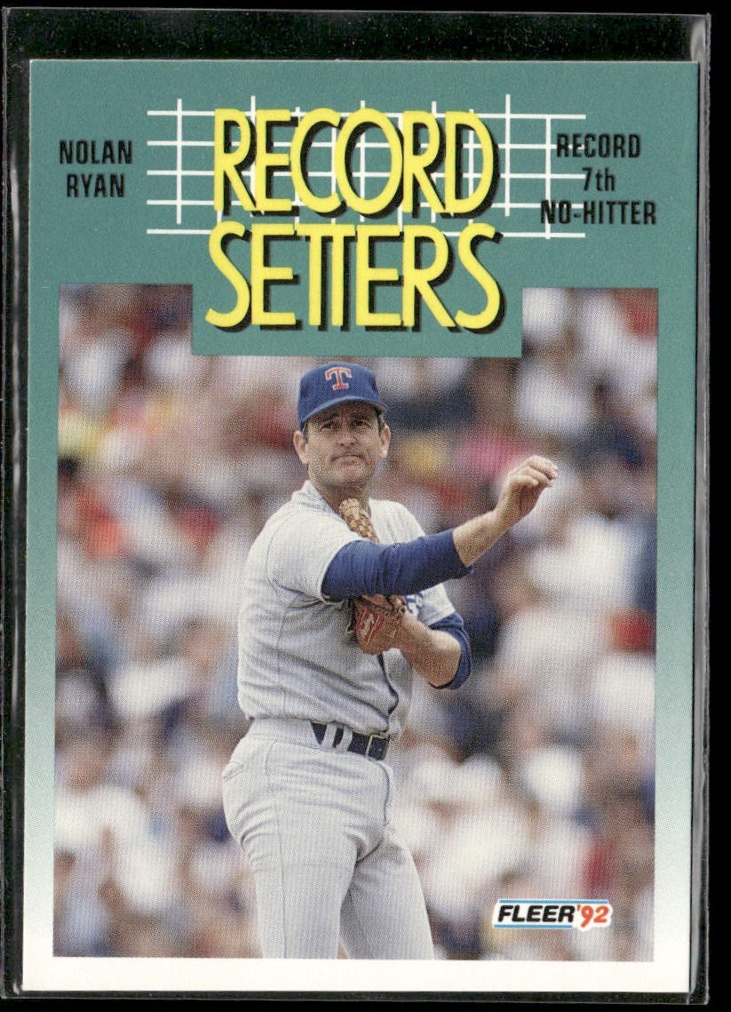 Nolan Ryan Player Lot Bundle 10 Different Baseball Cards NR003 Rangers front
