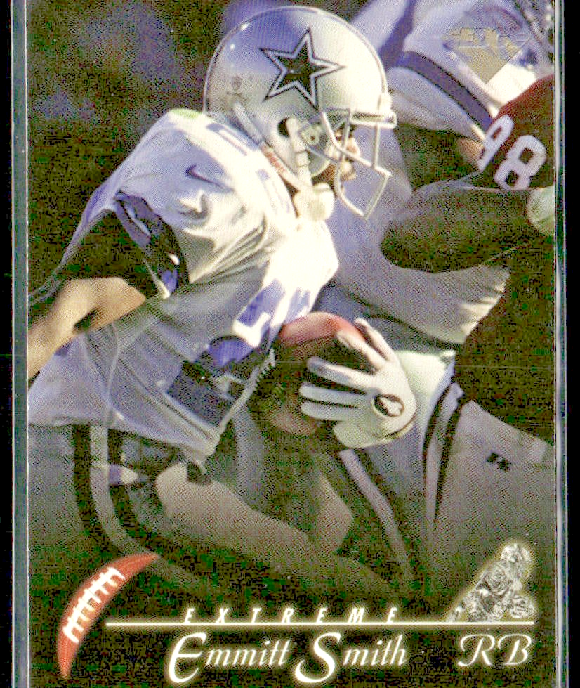 Emmitt Smith Player Lot Bundle 10 Different Football Cards ES005 Cowboys front