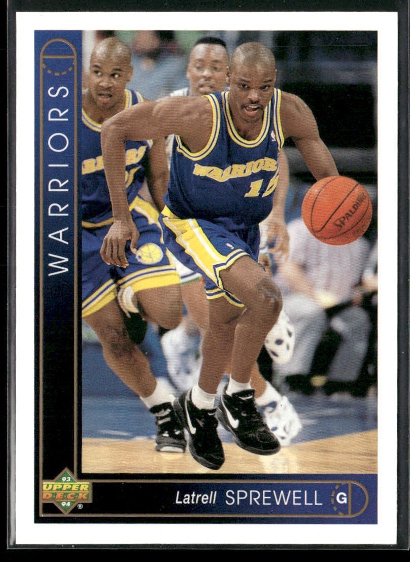 Latrell Sprewell Player Lot Bundle 10 Basketball Cards LS003 Warriors 1 RC back