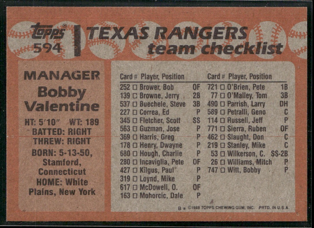 Manger Lot Bundle 10 Different Baseball Cards M001 back