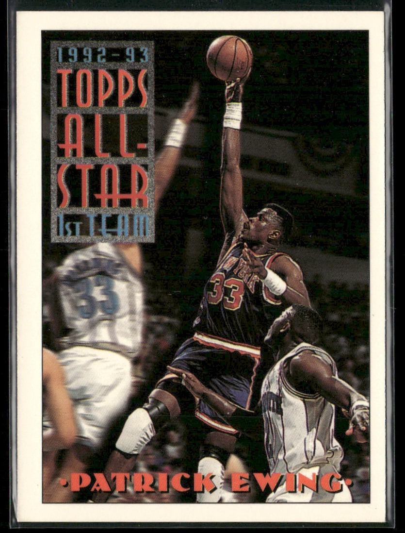 Patrick Ewing Player Lot Bundle 10 Basketball Cards PE004 New York Knicks back