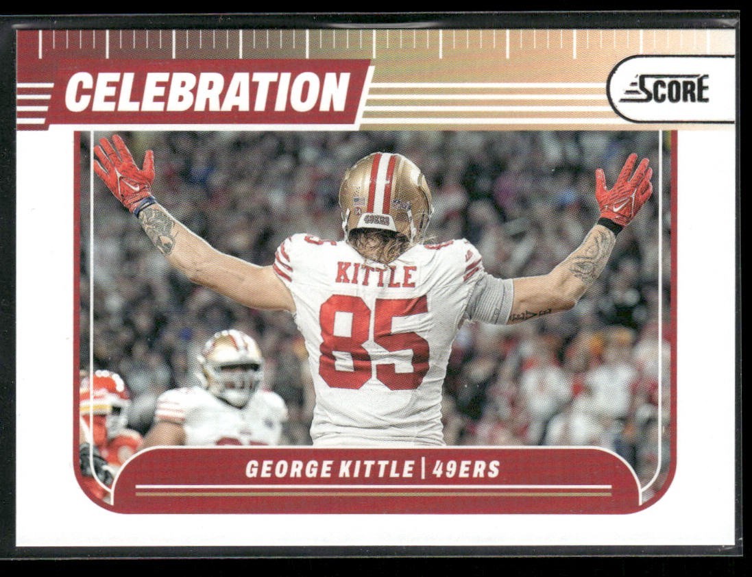 George Kittle Player Lot Bundle 9 Different Football Cards GK001 49ers back