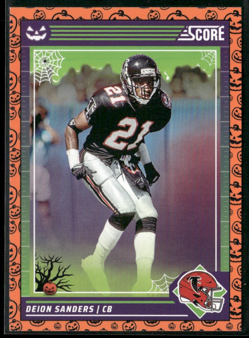 Deion Sanders Player Lot Bundle 10 Different Football Cards DS004 Falcons 49ers back