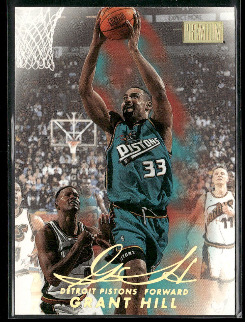 Grant Hill Player Lot Bundle 10 Basketball Cards GH001 Pistons 1 RC back