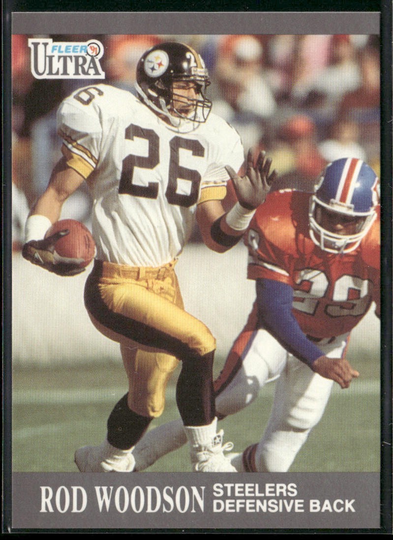 Rod Woodson Player Lot Bundle 10 Different Football Cards RW002 Steelers back