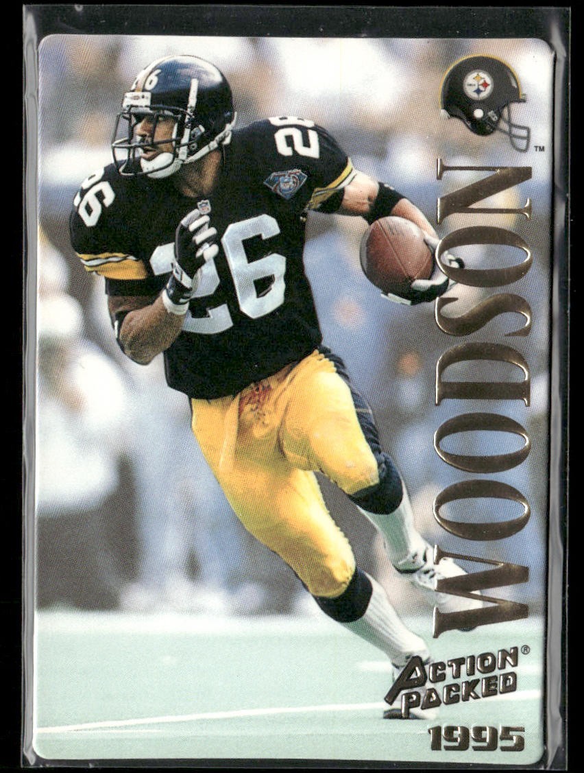 Rod Woodson Player Lot Bundle 10 Different Football Cards RW005 Steelers front