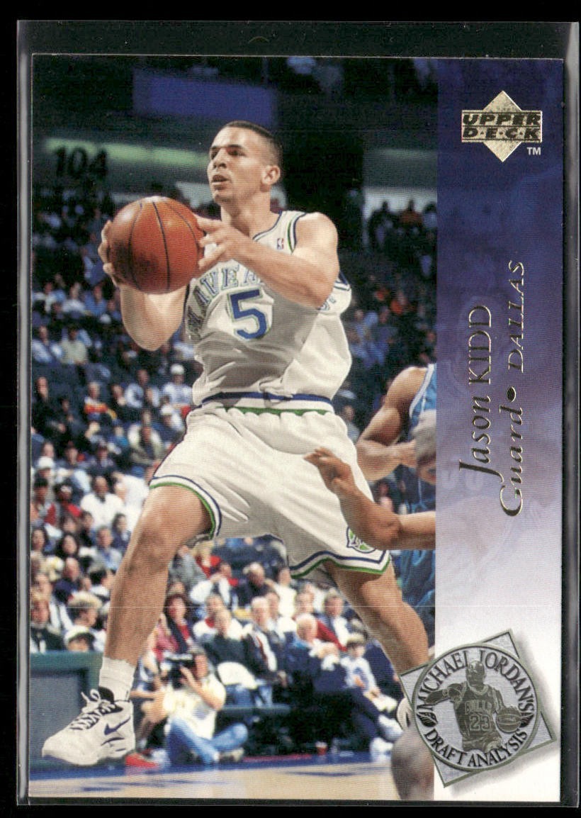 Jason Kidd Player Lot Bundle 10 Basketball Cards JK002 Mavericks 1 RC (Edge Dmg) back