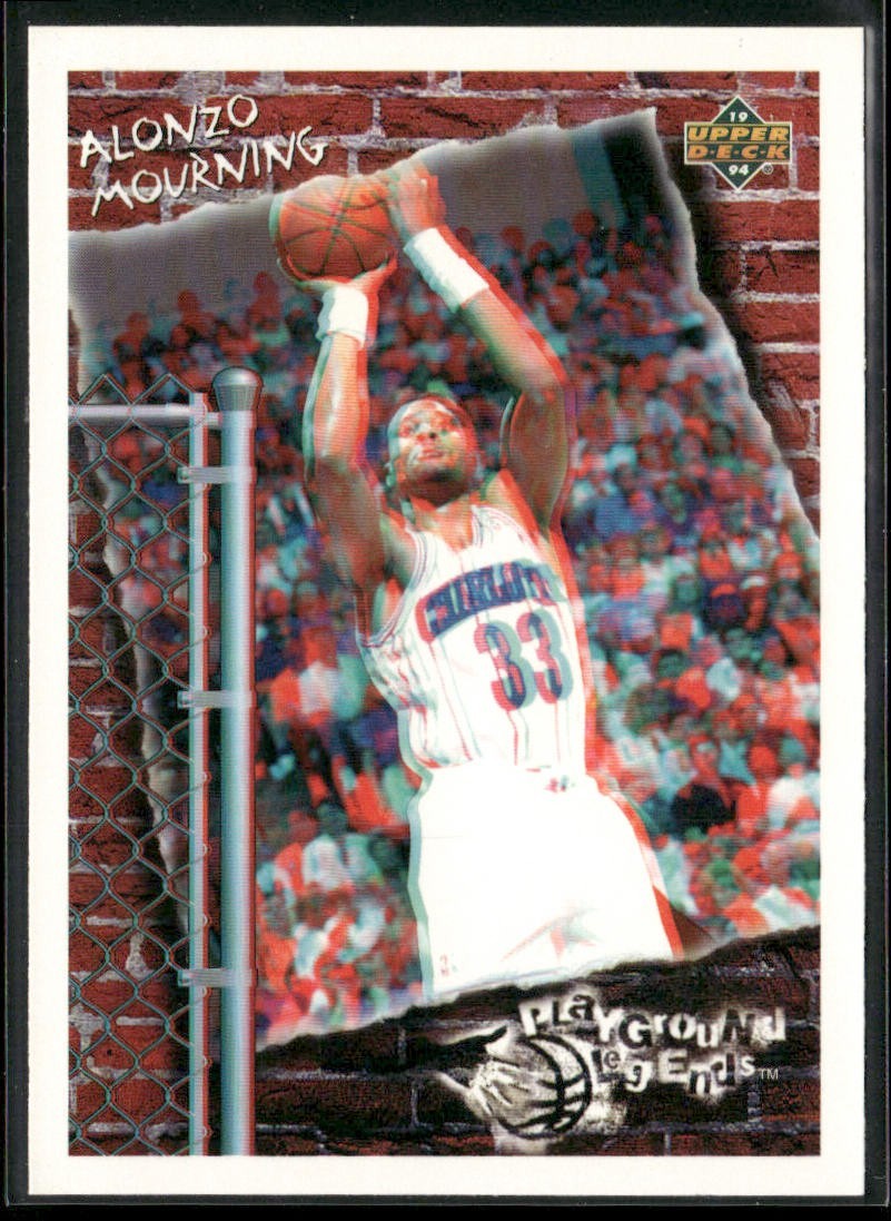 Alonzo Mourning Player Lot Bundle 10 Different Basketball Cards AM002 Heat back