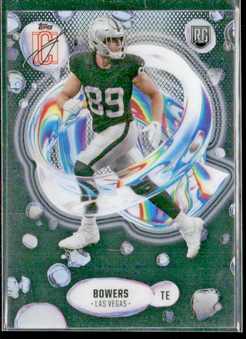 Brock Bowers Player Lot Bundle 8 Different ROOKIE Football Cards BB001 Raiders front