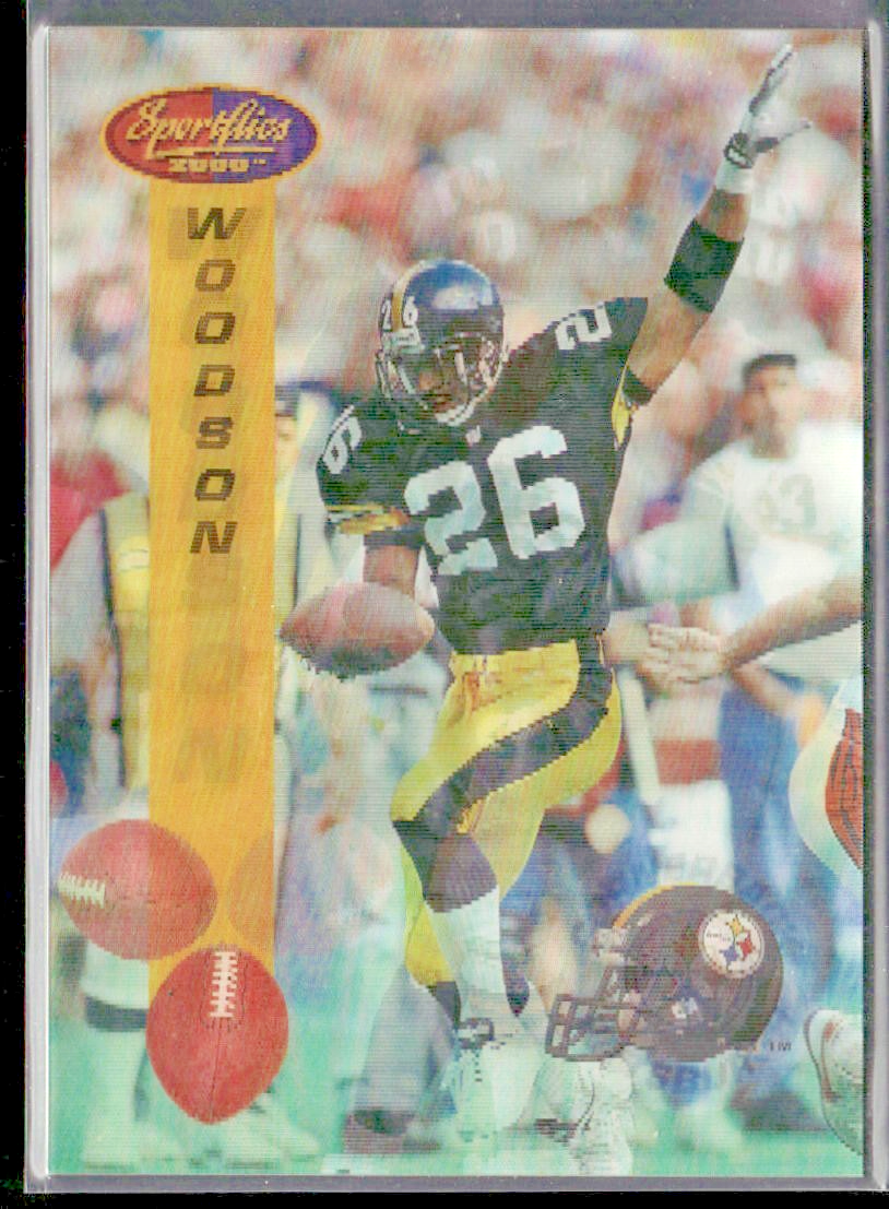 Rod Woodson Player Lot Bundle 10 Different Football Cards RW002 Steelers front