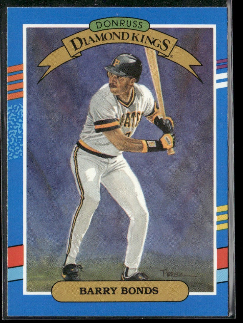 Barry Bonds Player Lot Bundle 10 Different Baseball Cards BB001 Giants Pirates back