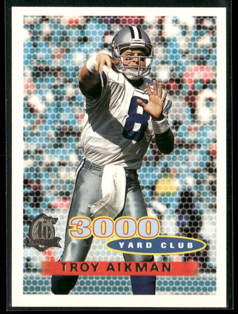 Troy Aikman Player Lot Bundle 10 Different Football Cards TA002 Cowboys back