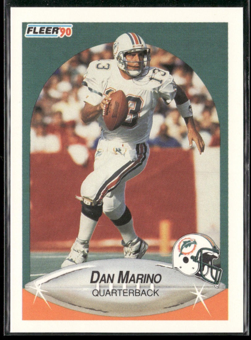 Dan Marino Player Lot Bundle 10 Different Football Cards DM007 Dolphins back