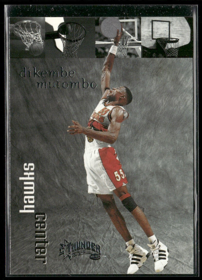 Dikembe Mutombo Player Lot Bundle 10 Basketball Cards DM001 1 RC back