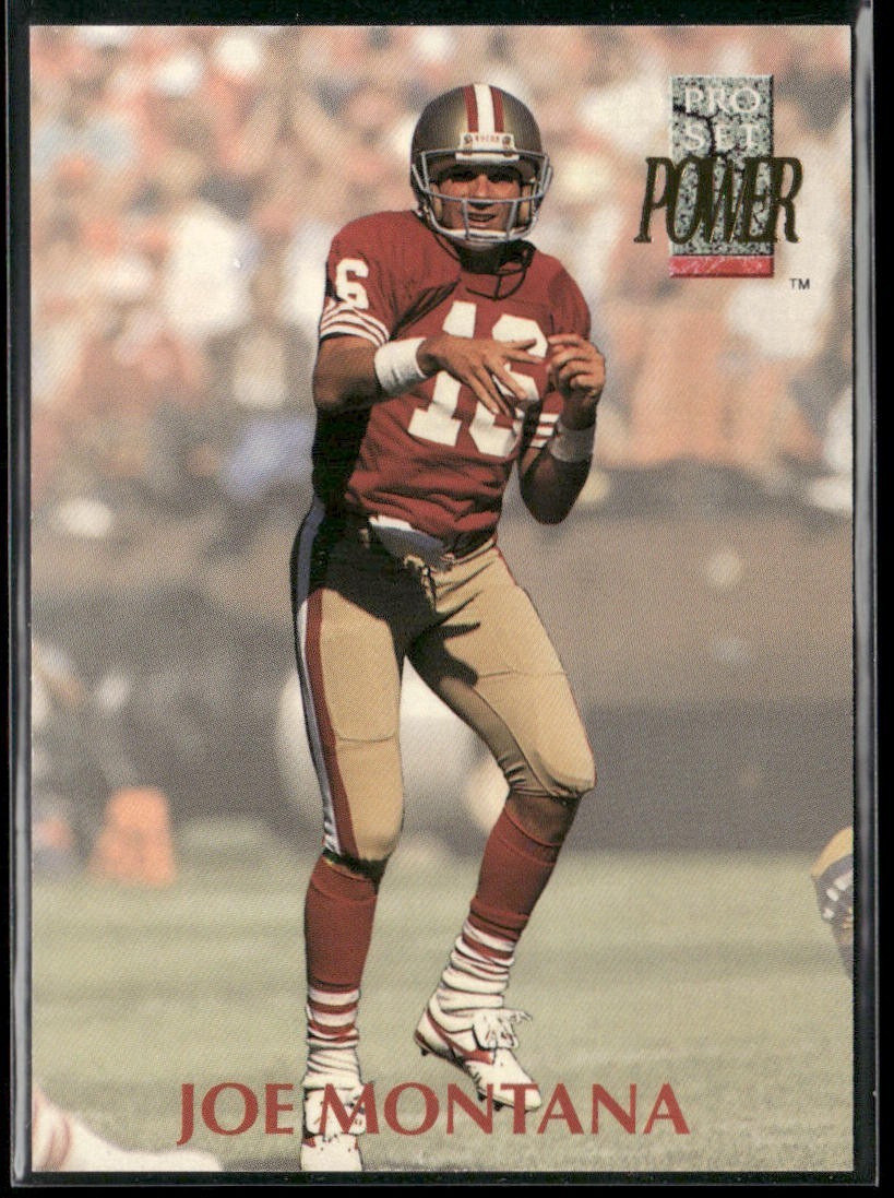 Joe Montana Player Lot Bundle 10 Different Football Cards JM001 49ers Chiefs back