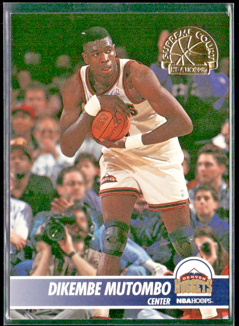 Dikembe Mutombo Player Lot Bundle 10 Basketball Cards DM005 Nuggets Hawks front