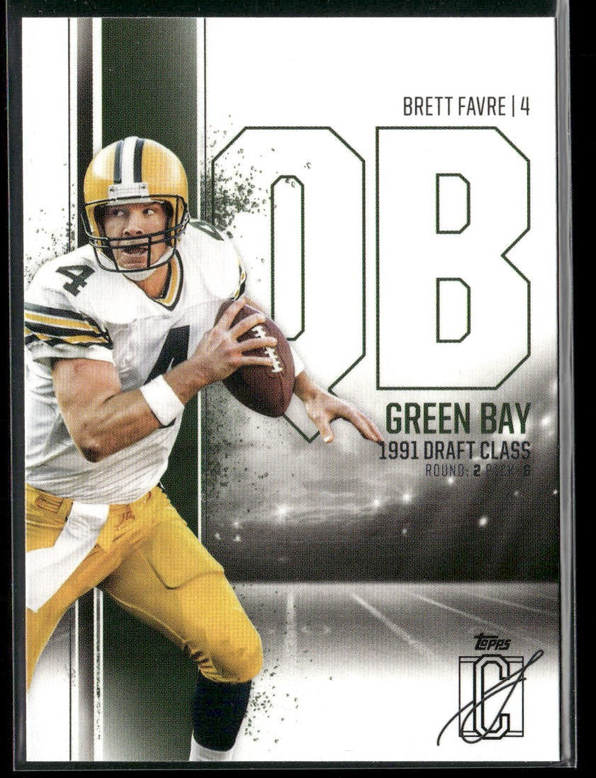 Brett Favre Player Lot Bundle 10 Different Football Cards BF005 Packers 1 RC back