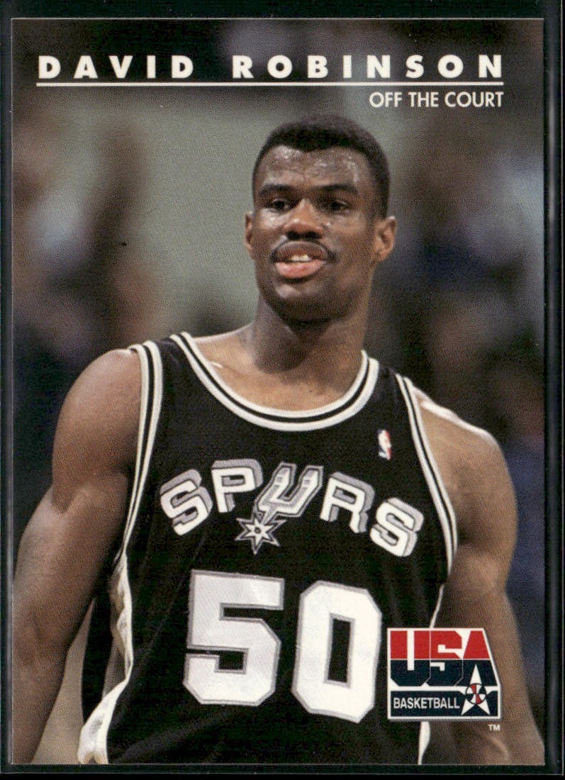 David Robinson Player Lot Bundle 10 Basketball Cards DR003 Spurs back
