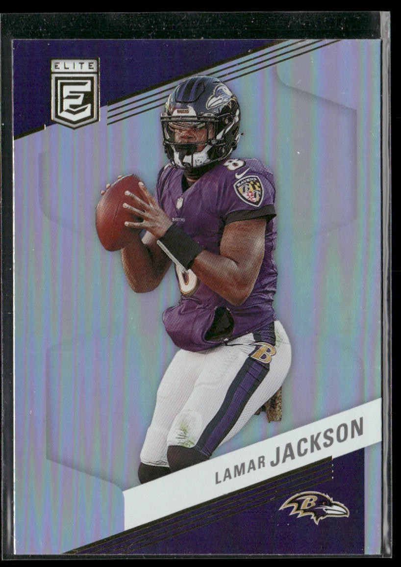 Lamar Jackson Player Lot Bundle 10 Different Football Cards LJ003 Ravens 1 RC back