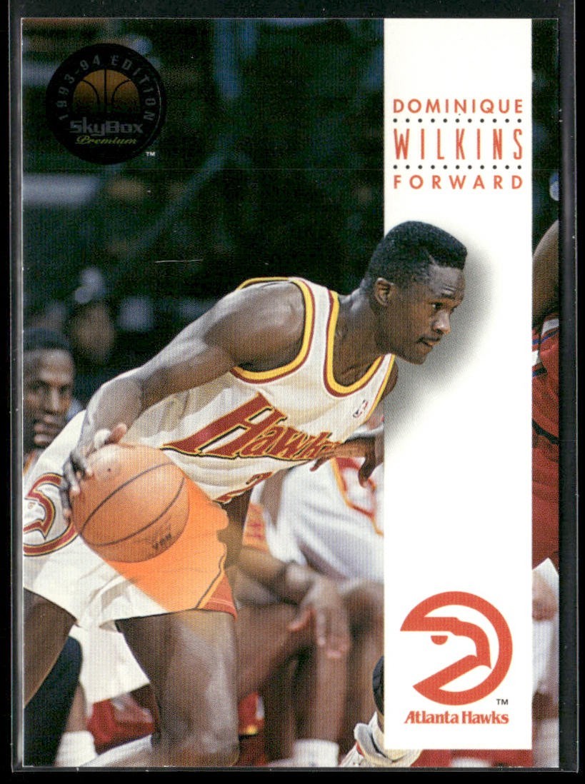 Dominique Wilkins Player Lot Bundle 10 Basketball Cards DW001 Hawks back