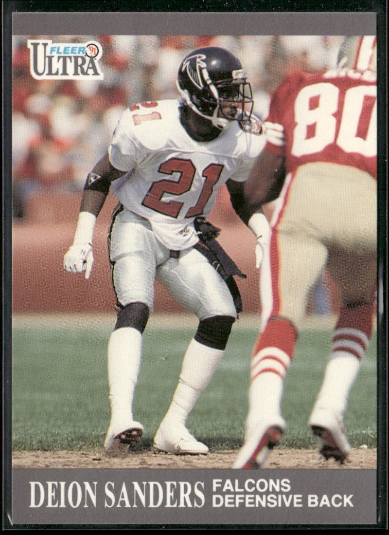 Deion Sanders Player Lot Bundle 10 Different Football Cards DS001 Falcons 49ers back