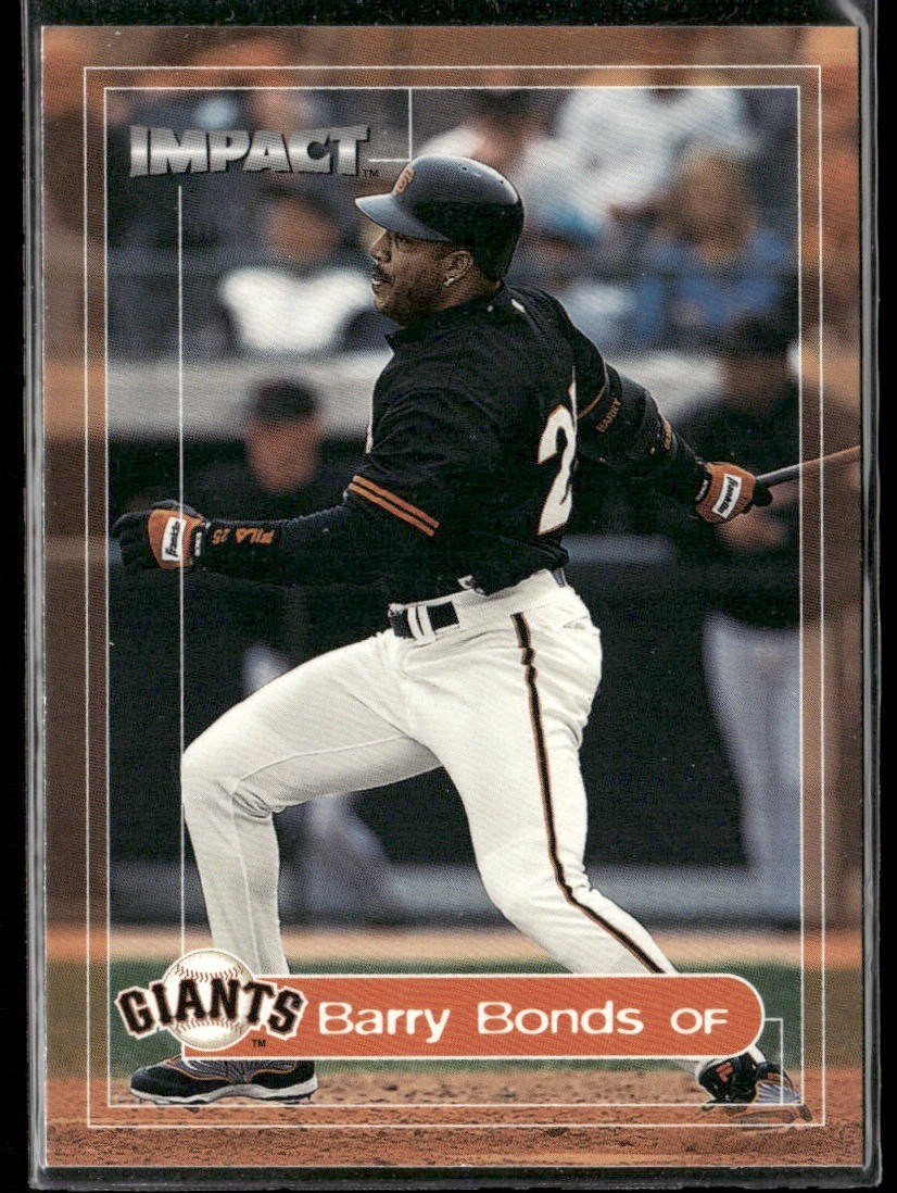 Barry Bonds Player Lot Bundle 10 Different Baseball Cards BB001 Giants Pirates back