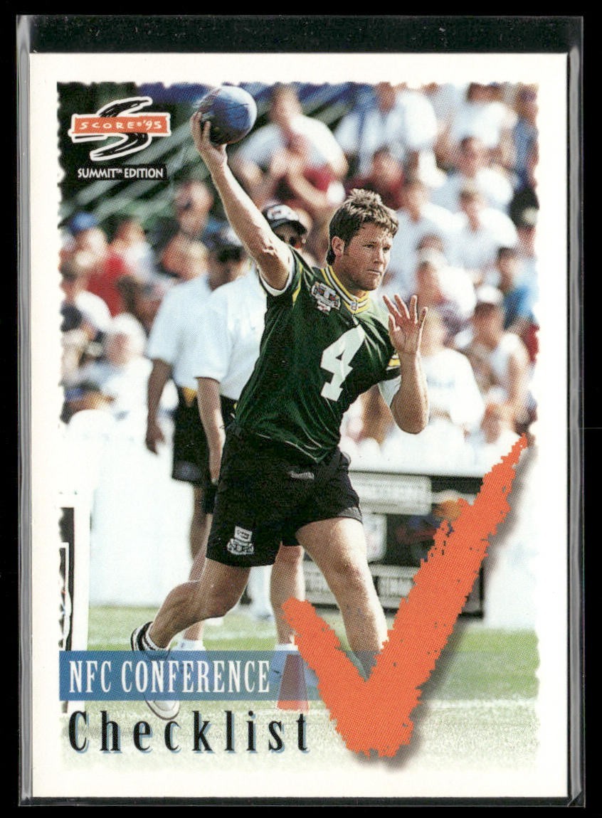 Brett Favre Player Lot Bundle 10 Different Football Cards BF003 Packers back