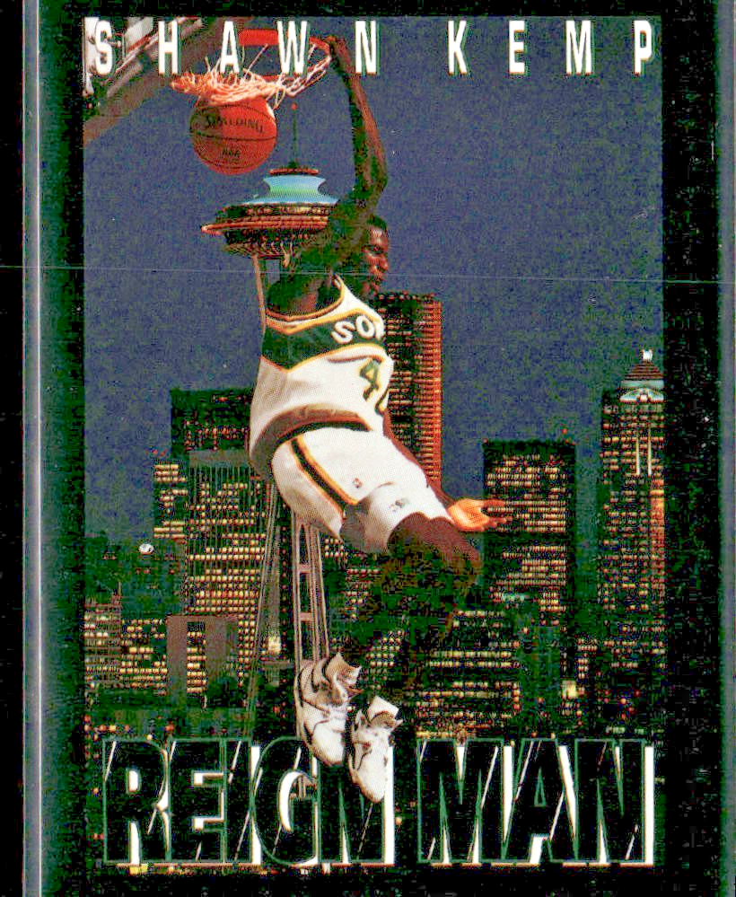 Shawn Kemp Player Lot Bundle 10 Basketball Cards SK003 Supersonics Cavs front