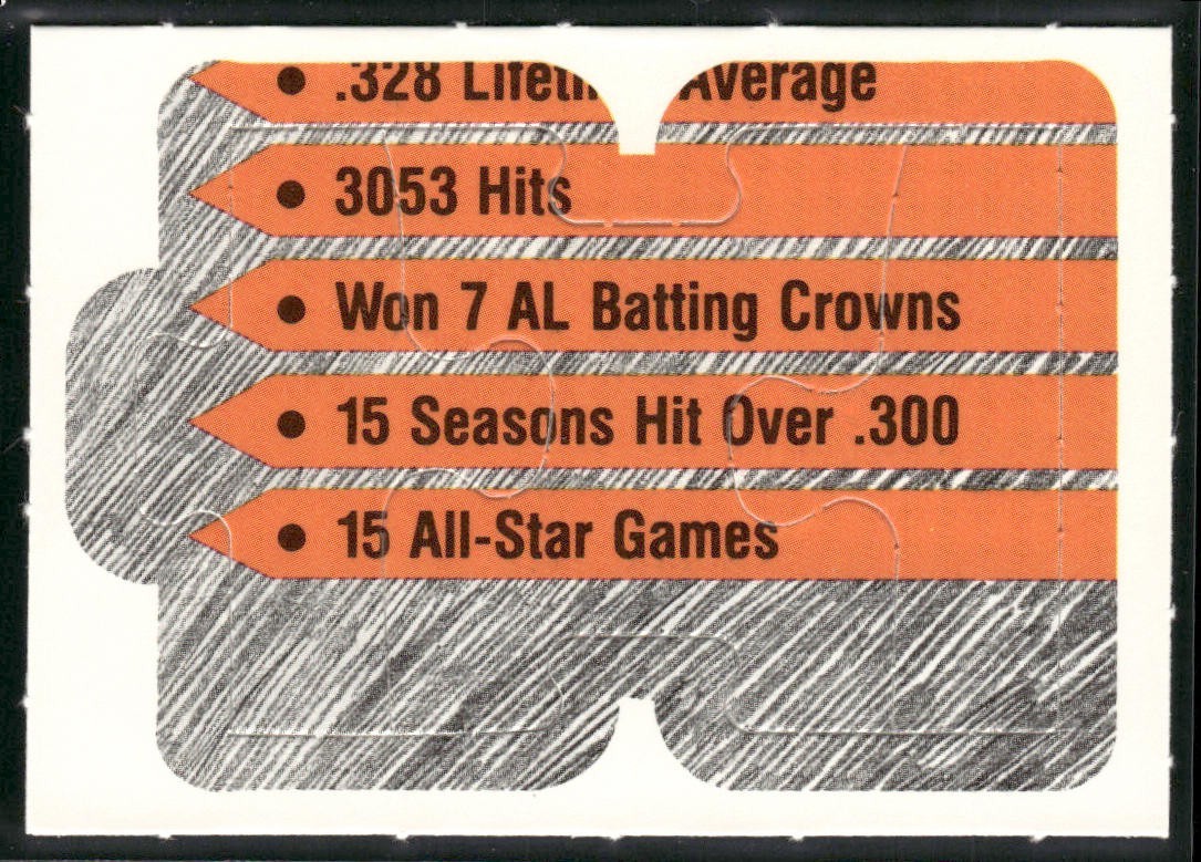 Puzzle Piece Lot Bundle 10 Different Baseball Cards P003 back