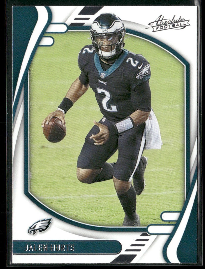 Jalen Hurts Player Lot Bundle 10 Different Football Cards JH002 Eagles back